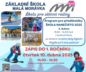 Zápis do 1. ročníku